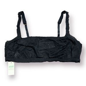 Aerie Women’s Black Lace Sheer Bra Size Medium NWT